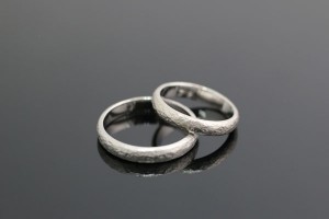 手作り結婚指輪K様リング写真